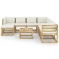 vidaXL 9-tlg. Garten-Lounge-Set mit Kissen Imprägniertes Kiefernholz vidaXL 9-tlg. Garten-Lounge-Set mit Kissen Imprägniertes Kiefernholz