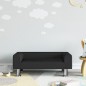 vidaXL Kindersofa Schwarz 70x45x26,5 cm Samt vidaXL Kindersofa Schwarz 70x45x26,5 cm Samt
