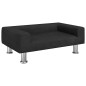 vidaXL Kindersofa Schwarz 70x45x26,5 cm Samt vidaXL Kindersofa Schwarz 70x45x26,5 cm Samt