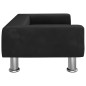 vidaXL Kindersofa Schwarz 70x45x26,5 cm Samt vidaXL Kindersofa Schwarz 70x45x26,5 cm Samt