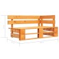 vidaXL 6-tlg. Paletten-Lounge-Set Honigbraun Imprägniertes Kiefernholz vidaXL 6-tlg. Paletten-Lounge-Set Honigbraun Imprägniertes Kiefernholz