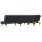 vidaXL Schlafsofa in L-Form Dunkelgrau 255x140x70 cm Stoff vidaXL Schlafsofa in L-Form Dunkelgrau 255x140x70 cm Stoff