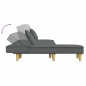 vidaXL Schlafsofa in L-Form Dunkelgrau 255x140x70 cm Stoff vidaXL Schlafsofa in L-Form Dunkelgrau 255x140x70 cm Stoff