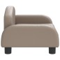 vidaXL Kindersofa Cappuccino-Braun 50x40x30 cm Kunstleder