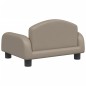 vidaXL Kindersofa Cappuccino-Braun 50x40x30 cm Kunstleder