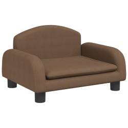 vidaXL Kindersofa Braun 50x40x30 cm Stoff