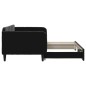vidaXL Tagesbett Ausziehbar Schwarz 90x190 cm Samt vidaXL Tagesbett Ausziehbar Schwarz 90x190 cm Samt