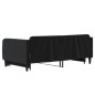 vidaXL Tagesbett Ausziehbar Schwarz 90x190 cm Samt vidaXL Tagesbett Ausziehbar Schwarz 90x190 cm Samt