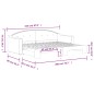vidaXL Tagesbett Ausziehbar Creme 80x200 cm Stoff vidaXL Tagesbett Ausziehbar Creme 80x200 cm Stoff