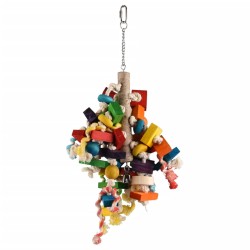FLAMINGO Vogelspielzeug Rainbow Che Mehrfarbig 50 cm