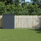 vidaXL Hühnerkäfig mit Auslauf Anthrazit 165x1067x181cm Stahl Verzinkt vidaXL Hühnerkäfig mit Auslauf Anthrazit 165x1067x181cm Stahl Verzinkt