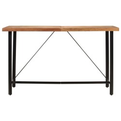 vidaXL Bartisch 180x70x107 cm Massivholz Akazie und Eisen