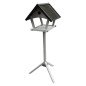 FLAMINGO Vogel-Futterhaus mit Ständer Tjorn 48x44x138 cm Hellgrau FLAMINGO Vogel-Futterhaus mit Ständer Tjorn 48x44x138 cm Hellgrau