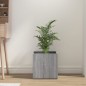 vidaXL Pflanzgefäß Grau Sonoma 40x40x40 cm Holzwerkstoff vidaXL Pflanzgefäß Grau Sonoma 40x40x40 cm Holzwerkstoff