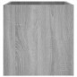vidaXL Pflanzgefäß Grau Sonoma 40x40x40 cm Holzwerkstoff vidaXL Pflanzgefäß Grau Sonoma 40x40x40 cm Holzwerkstoff