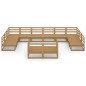 vidaXL 12-tlg. Garten-Lounge-Set Massivholz Kiefer vidaXL 12-tlg. Garten-Lounge-Set Massivholz Kiefer