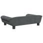vidaXL Kindersofa Dunkelgrau 70x45x26 cm Samt vidaXL Kindersofa Dunkelgrau 70x45x26 cm Samt