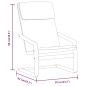 vidaXL Relaxsessel mit Hocker Dunkelbraun Stoff vidaXL Relaxsessel mit Hocker Dunkelbraun Stoff