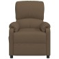 vidaXL Massagesessel mit Aufstehhilfe Braun Stoff vidaXL Massagesessel mit Aufstehhilfe Braun Stoff