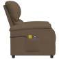 vidaXL Massagesessel mit Aufstehhilfe Braun Stoff vidaXL Massagesessel mit Aufstehhilfe Braun Stoff