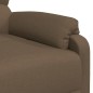vidaXL Massagesessel mit Aufstehhilfe Braun Stoff vidaXL Massagesessel mit Aufstehhilfe Braun Stoff