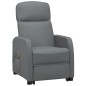 vidaXL Massagesessel mit Aufstehhilfe Grau Kunstleder vidaXL Massagesessel mit Aufstehhilfe Grau Kunstleder