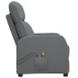 vidaXL Massagesessel mit Aufstehhilfe Grau Kunstleder vidaXL Massagesessel mit Aufstehhilfe Grau Kunstleder