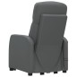 vidaXL Massagesessel mit Aufstehhilfe Grau Kunstleder vidaXL Massagesessel mit Aufstehhilfe Grau Kunstleder