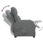 vidaXL Massagesessel mit Aufstehhilfe Grau Kunstleder vidaXL Massagesessel mit Aufstehhilfe Grau Kunstleder