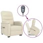 vidaXL Massagesessel mit Aufstehhilfe Creme Kunstleder vidaXL Massagesessel mit Aufstehhilfe Creme Kunstleder