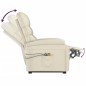vidaXL Massagesessel mit Aufstehhilfe Creme Kunstleder vidaXL Massagesessel mit Aufstehhilfe Creme Kunstleder