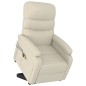 vidaXL Massagesessel mit Aufstehhilfe Creme Kunstleder vidaXL Massagesessel mit Aufstehhilfe Creme Kunstleder