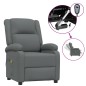 vidaXL Massagesessel Elektrisch Dunkelgrau Stoff vidaXL Massagesessel Elektrisch Dunkelgrau Stoff