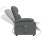 vidaXL Massagesessel Elektrisch Dunkelgrau Stoff vidaXL Massagesessel Elektrisch Dunkelgrau Stoff