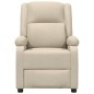 vidaXL Massagesessel Elektrisch Creme Stoff vidaXL Massagesessel Elektrisch Creme Stoff