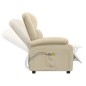 vidaXL Massagesessel Elektrisch Creme Stoff vidaXL Massagesessel Elektrisch Creme Stoff
