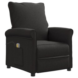 vidaXL Massagesessel Schwarz Stoff
