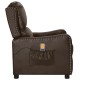 vidaXL Massagesessel Braun Glänzendes Kunstleder vidaXL Massagesessel Braun Glänzendes Kunstleder