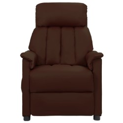 vidaXL Massagesessel Braun Kunstleder