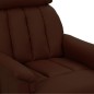 vidaXL Massagesessel Braun Kunstleder vidaXL Massagesessel Braun Kunstleder