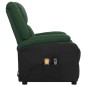 vidaXL Massagesessel mit Aufstehhilfe Dunkelgrün Stoff vidaXL Massagesessel mit Aufstehhilfe Dunkelgrün Stoff