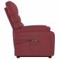 vidaXL Massagesessel mit Aufstehhilfe Weinrot Kunstleder vidaXL Massagesessel mit Aufstehhilfe Weinrot Kunstleder