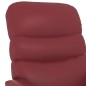 vidaXL Massagesessel mit Aufstehhilfe Weinrot Kunstleder vidaXL Massagesessel mit Aufstehhilfe Weinrot Kunstleder