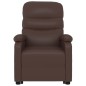 vidaXL Massagesessel mit Aufstehhilfe Braun Kunstleder vidaXL Massagesessel mit Aufstehhilfe Braun Kunstleder