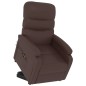 vidaXL Massagesessel mit Aufstehhilfe Braun Kunstleder vidaXL Massagesessel mit Aufstehhilfe Braun Kunstleder