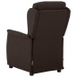 vidaXL Massagesessel Dunkelbraun Stoff vidaXL Massagesessel Dunkelbraun Stoff