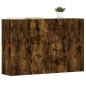 vidaXL Wandschränke 2 Stk. Räuchereiche Holzwerkstoff vidaXL Wandschränke 2 Stk. Räuchereiche Holzwerkstoff