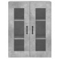 vidaXL Wandschränke 2 Stk. Betongrau Holzwerkstoff vidaXL Wandschränke 2 Stk. Betongrau Holzwerkstoff
