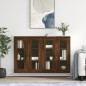 vidaXL Wandschränke 2 Stk. Braun Eichen-Optik Holzwerkstoff vidaXL Wandschränke 2 Stk. Braun Eichen-Optik Holzwerkstoff