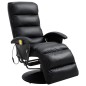 vidaXL TV-Massagesessel Schwarz Kunstleder vidaXL TV-Massagesessel Schwarz Kunstleder